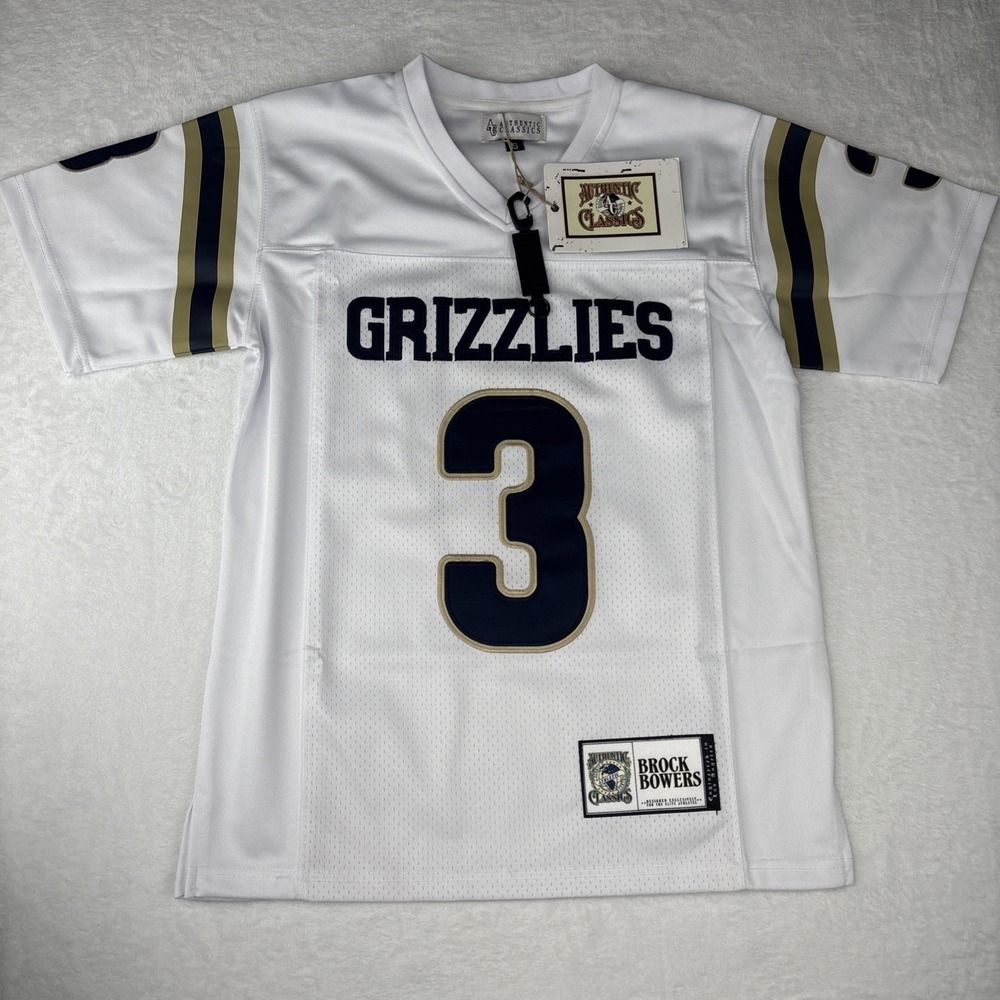 Headgear Classics Brock Bowers #3 Grizzlies High School Jersey Mens Size Small